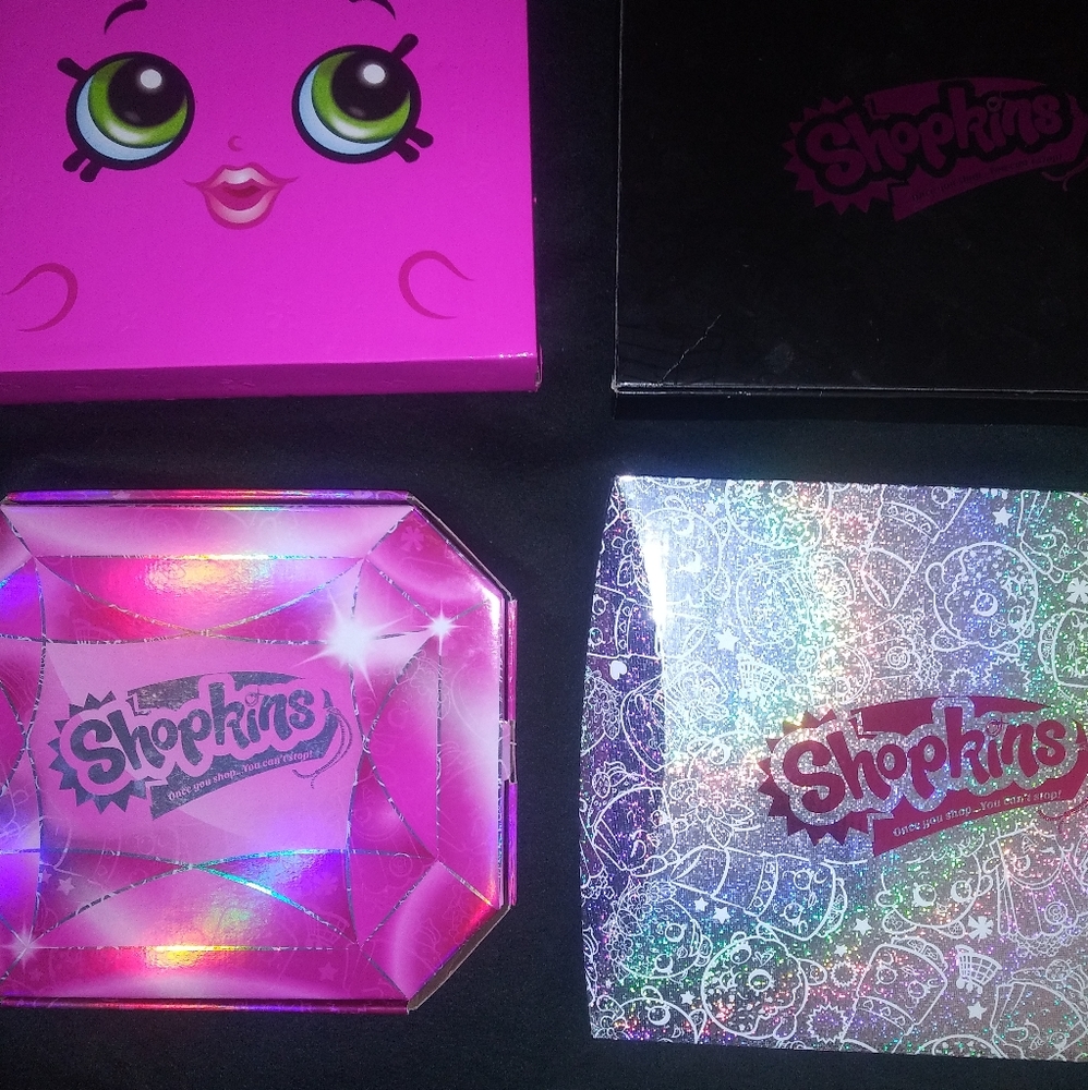 Huge lot *4 sets*of Shopkins w/inserts Christmas Gift, Collectors Dream,or play